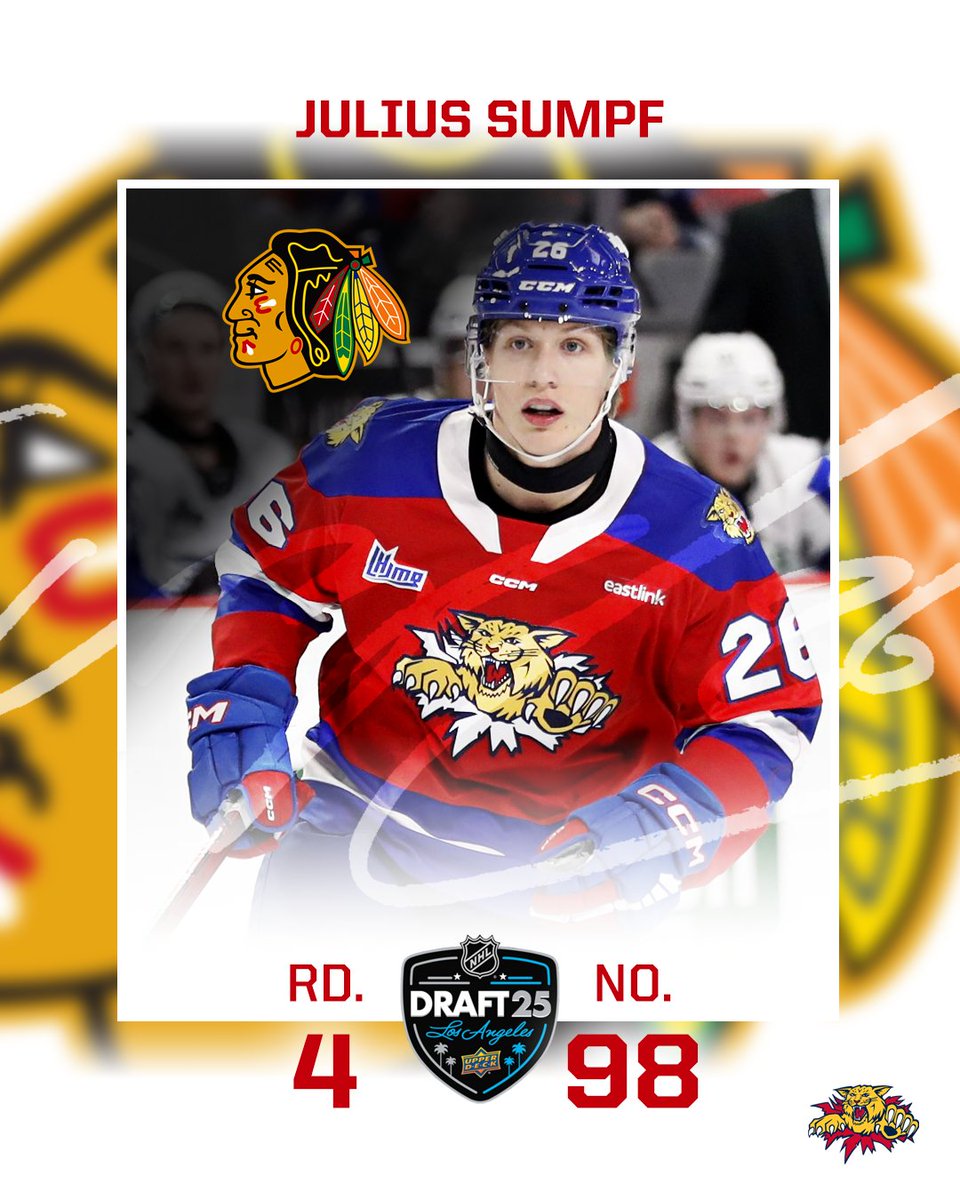 From Hub City to the Windy City!
Julius is a Blackhawk.