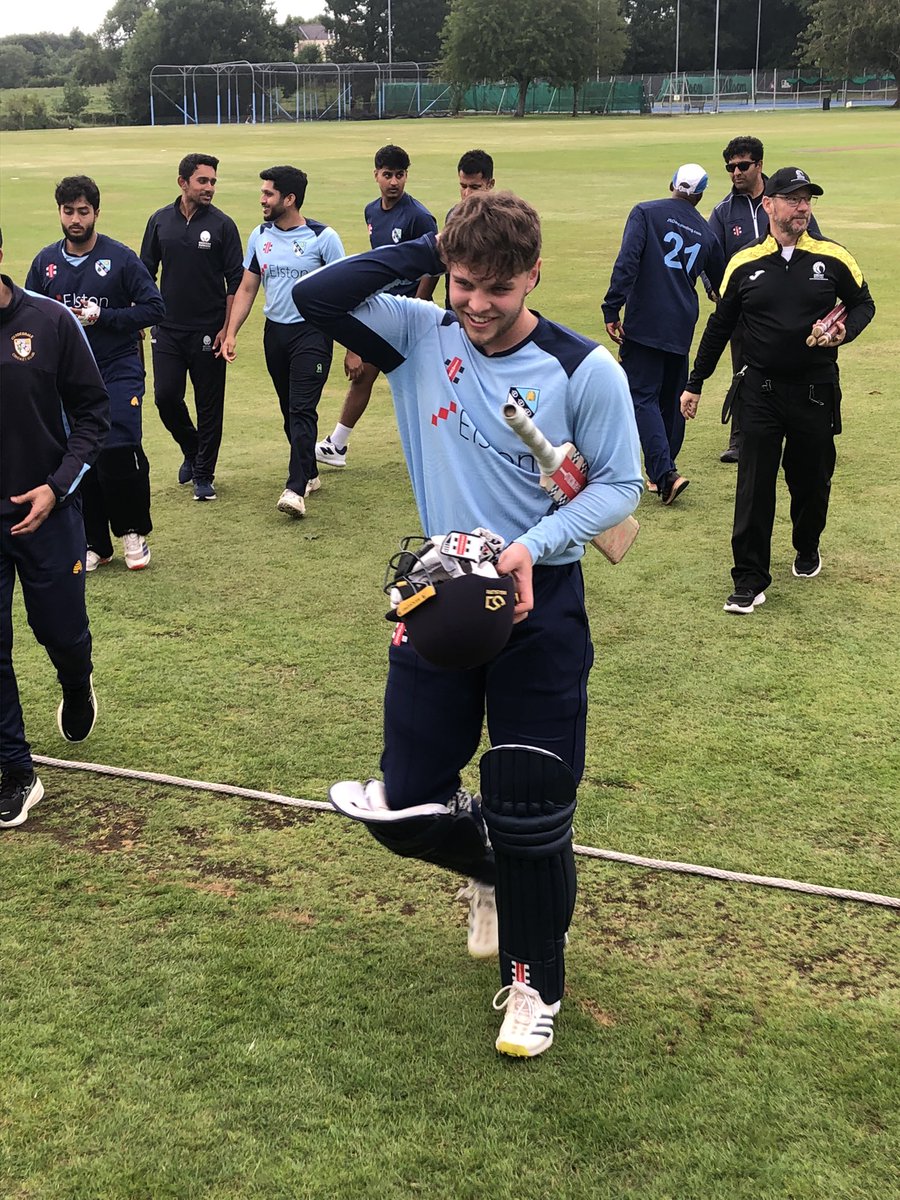 An Elston ‘dale win by 4 wickets 123-6 after 24.4ovs Ghaffar 33* Fischer-Keogh 23* Dhami 21
#mtd