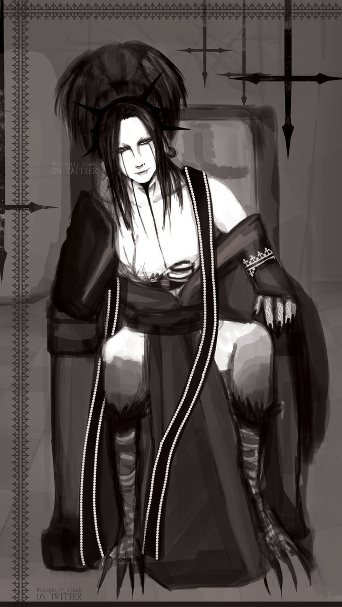 slightly_blank's tweet image. ★ the DOGMA | Throne sketch
+ (old) environment moodboard
#theGazettE #ガゼット
#theDOGMA