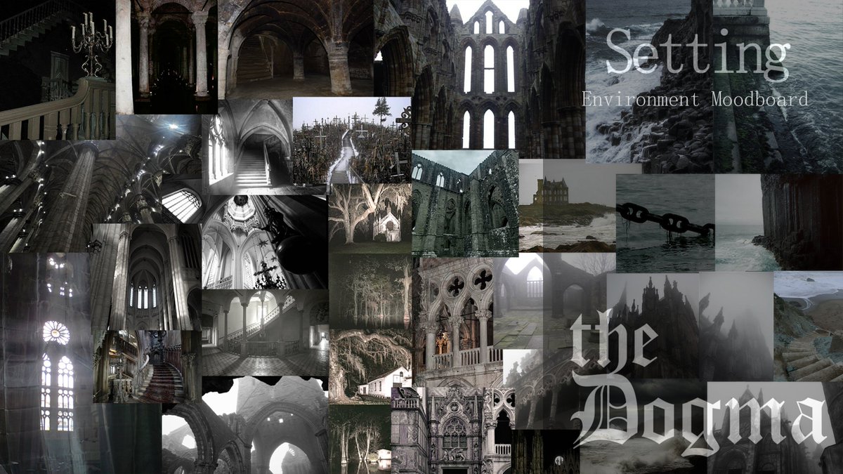 slightly_blank's tweet image. ★ the DOGMA | Throne sketch
+ (old) environment moodboard
#theGazettE #ガゼット
#theDOGMA