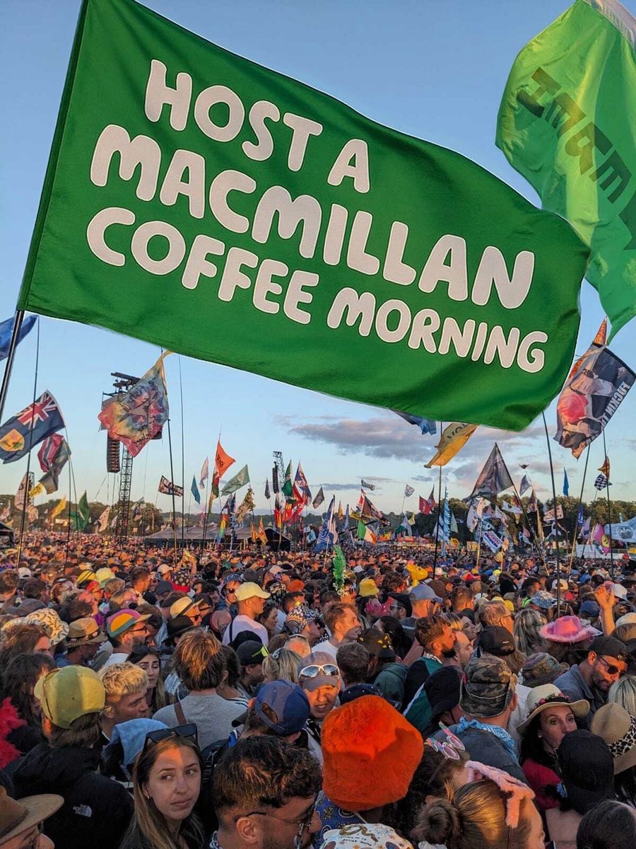Spotted at Glastonbury! 😉

Tempted? macmillan.org.uk/coffee-morning