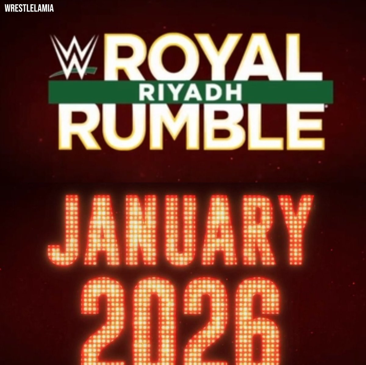 wrestlelamia's tweet photo. Royal Rumble in Saudi Jan 2026

#WWENOC https://t.co/LW3NnrIi7q