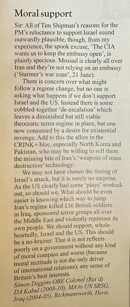 Robert Lyman 🇺🇦 (@robert_lyman) on Twitter photo 100% <a href="/SimonLeoDiggins/">Simon Diggins</a> in <a href="/spectator/">The Spectator</a> today.
We are forgetting who our friends are, and why.
This is why we also need principled political leadership… 100% <a href="/SimonLeoDiggins/">Simon Diggins</a> in <a href="/spectator/">The Spectator</a> today.
We are forgetting who our friends are, and why.
This is why we also need principled political leadership…