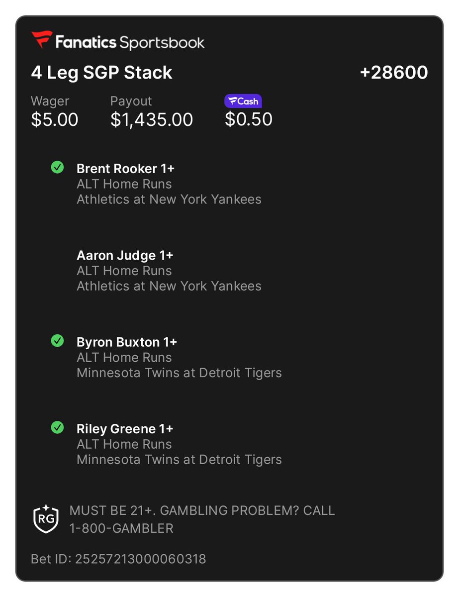 DEsko0077's tweet image. If this doesn't hit because of Judge oh my God! #mlb #gamblingX #fanaticssportsbook