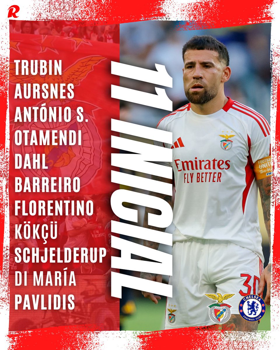 Record_Portugal's tweet photo. 🦅 O onze do Benfica para o jogo com o Chelsea a contar para os 'oitavos' do Mundial de Clubes

👉 Acompanha em direto aqui: https://t.co/K3s2RaVgeB https://t.co/Tws307yOsU