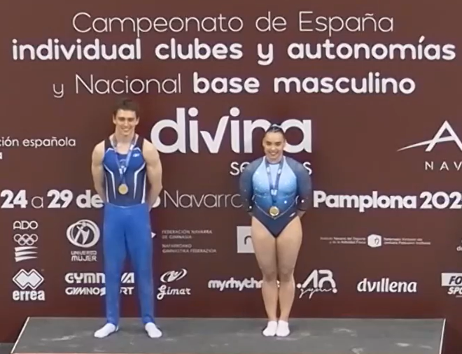 Ignacio Lee Yockers Fernando de la Puebla (San Blas / Universidad de Oklahoma) se proclama campeón de España en potro con arcos y subcampeón en paralelas y en el concurso general. ¡Bravo! 🎉
📊 rfegonline.com/enlaces.php?id…
📺 laligaplus.laliga.com/sports/c90ee56… (gratis, pero hay que registrarse).