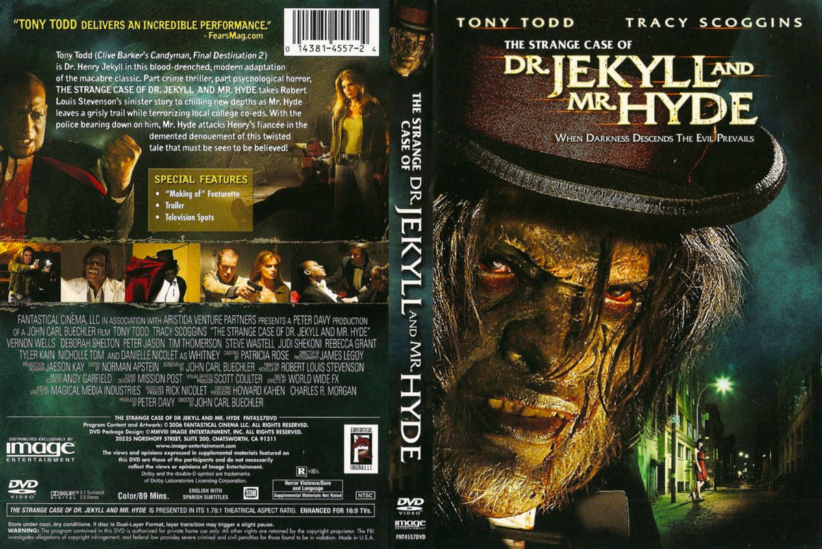 Moe_knox777's tweet image. Dr. Jekyll and Mr. Hyde (2006):
 &amp;gt; Tony Todd didn’t switch characters — he transformed.
Jekyll whispered. Hyde hunted. One face, two nightmares.

#TonyTodd #JekyllAndHyde #HorrorLegend #SplitSouls
 #2006Horror #GothicThriller  #DualityUnleashed #HorrorIcon 🧪🧬🎭🩸🖤