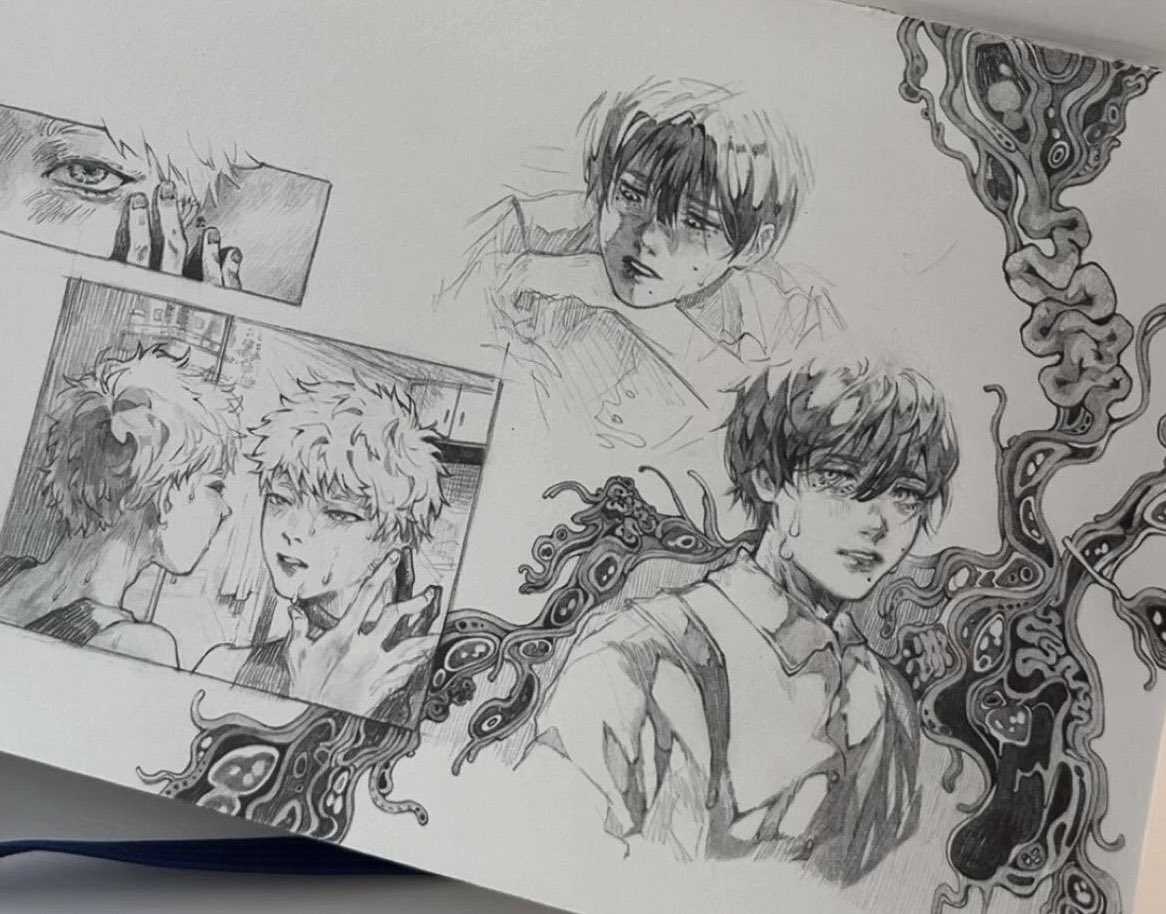 Finally got a new sketchbook😔💪
#tshd #sketch