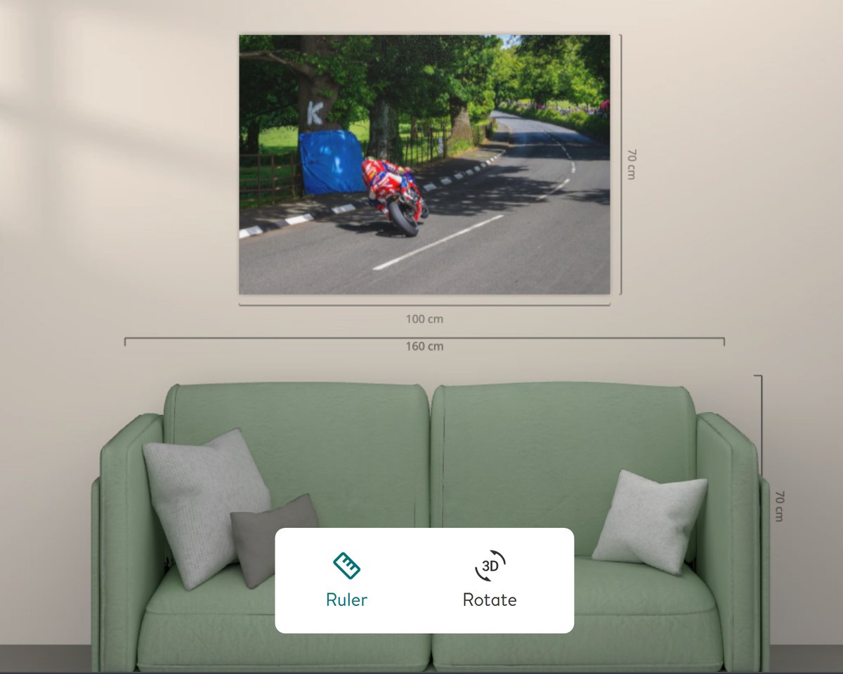 You can purchase this picture of John on canvas or mounted on aluminium.  Prices start at £85 for canvas and £120 aluminium, that includes UK delivery.  Perfect gift for the John McGuinness fan in your life.  order here: iomttpics.com/orders #iomtt #traces #iomttraces