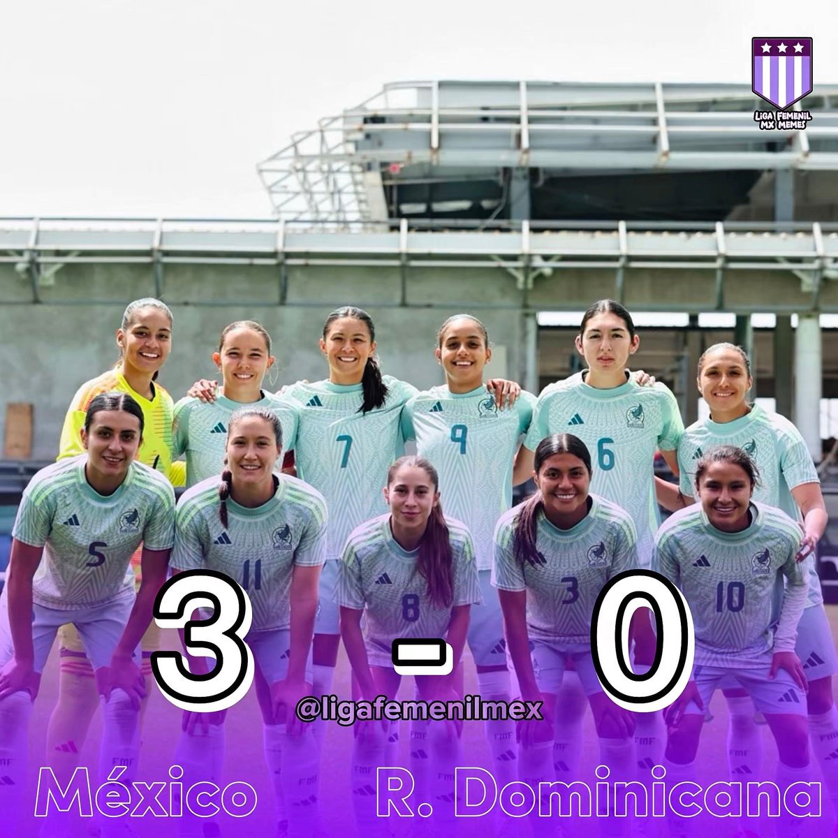 ligafemenilmex's tweet photo. México Sub-23 venció a República Dominicana en el primer amistoso pactado en el CAR. Los goles fueron de Paola García, Ale Lomelí y Nati Mauleón 🇲🇽🇲🇽🇲🇽
#MiSelecciónFem #FutFem #Sub23Fem https://t.co/4O8IxpGTWA