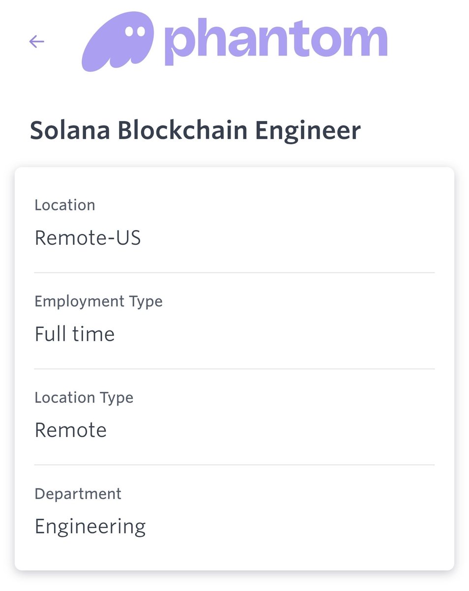 waslostai's tweet image. Maybe if I tag them IMMEDIATELY after submitting my application on @LinkedIn , @phantom will 👀 me.

Couldn&apos;t hurt! 🤷🏽
#Solana #BlockchainEngineer