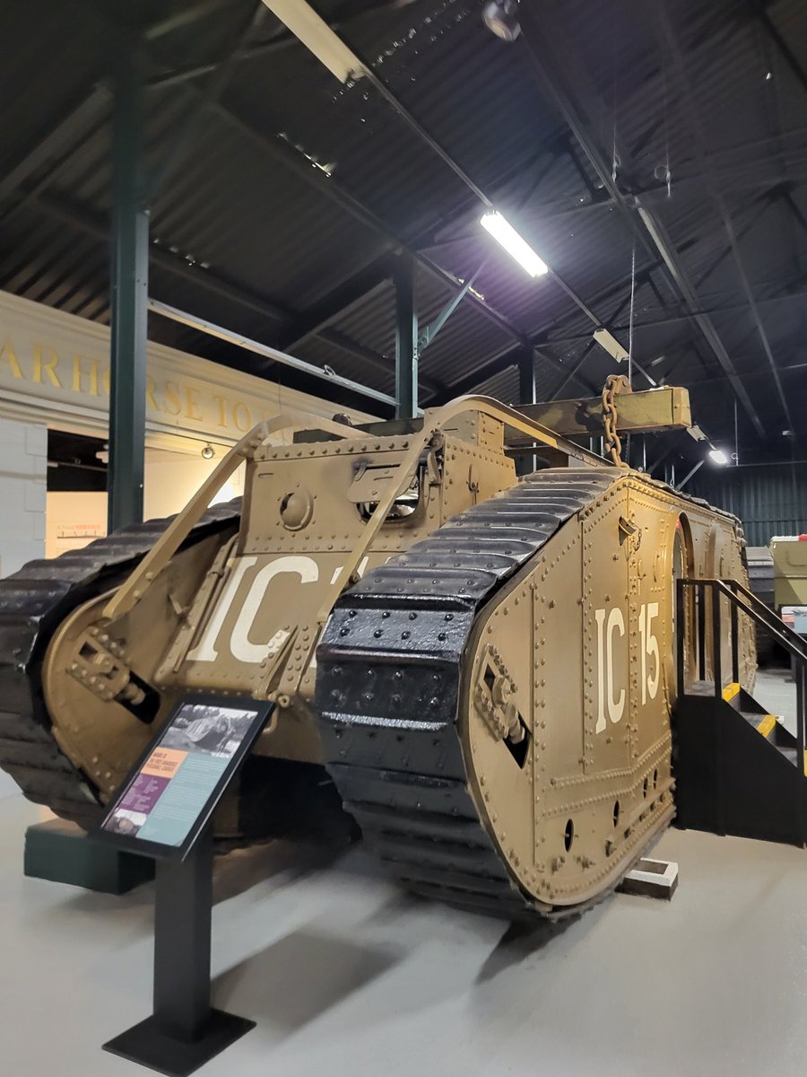 My first day at Tank Fest was pretty amazing. Bovington has some unique stuff. For example a brilliant first world war collection.