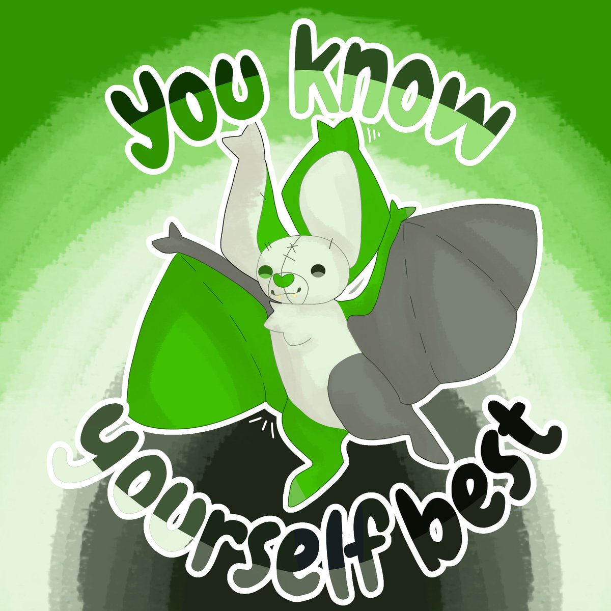 exholocation1's tweet image. You know yourself best! 💚🤍🖤

[ #MoonlightSlumberPals ]