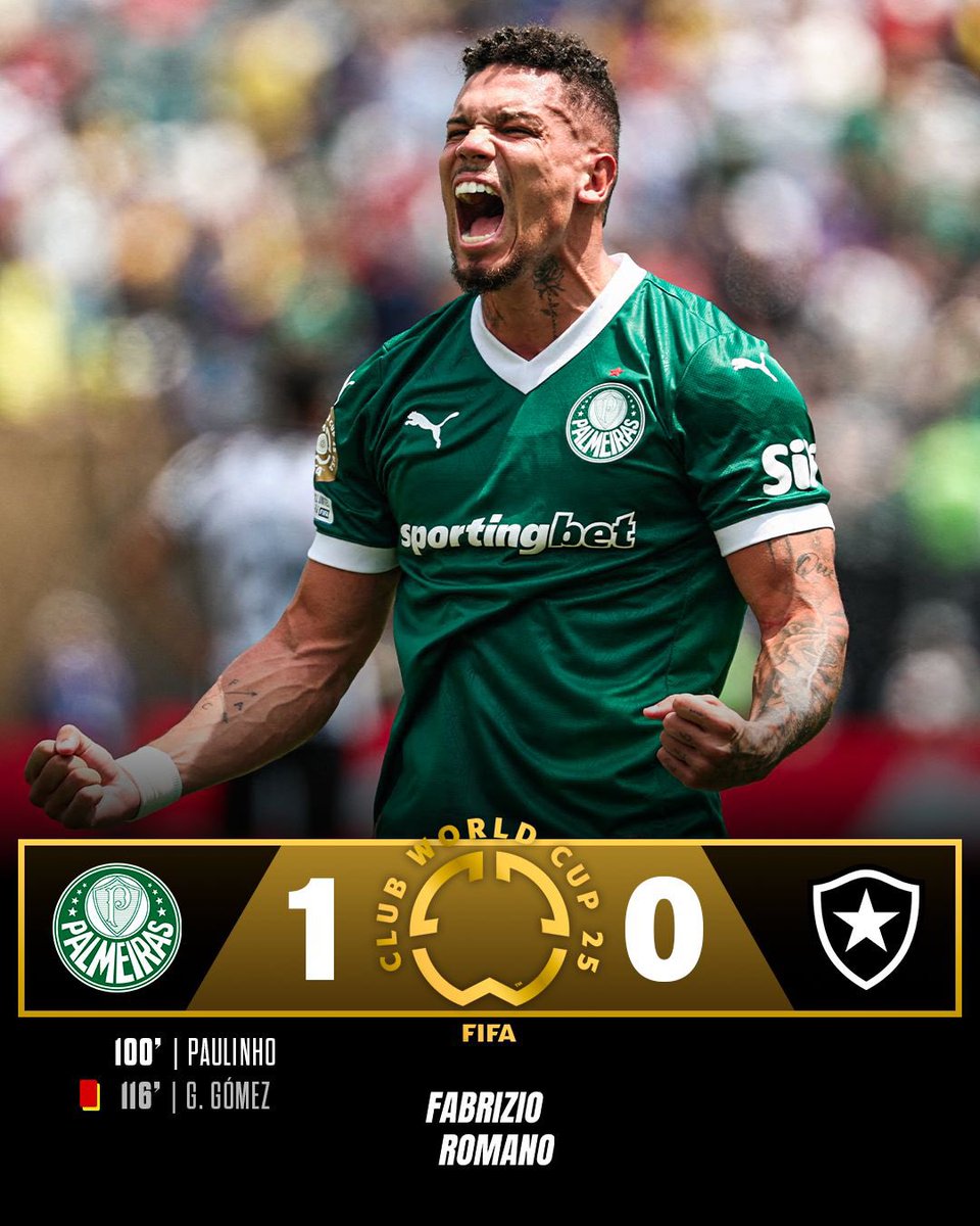 🚨🇧🇷 Palmeiras kick Botafogo out of the FIFA Club World Cup! 💚