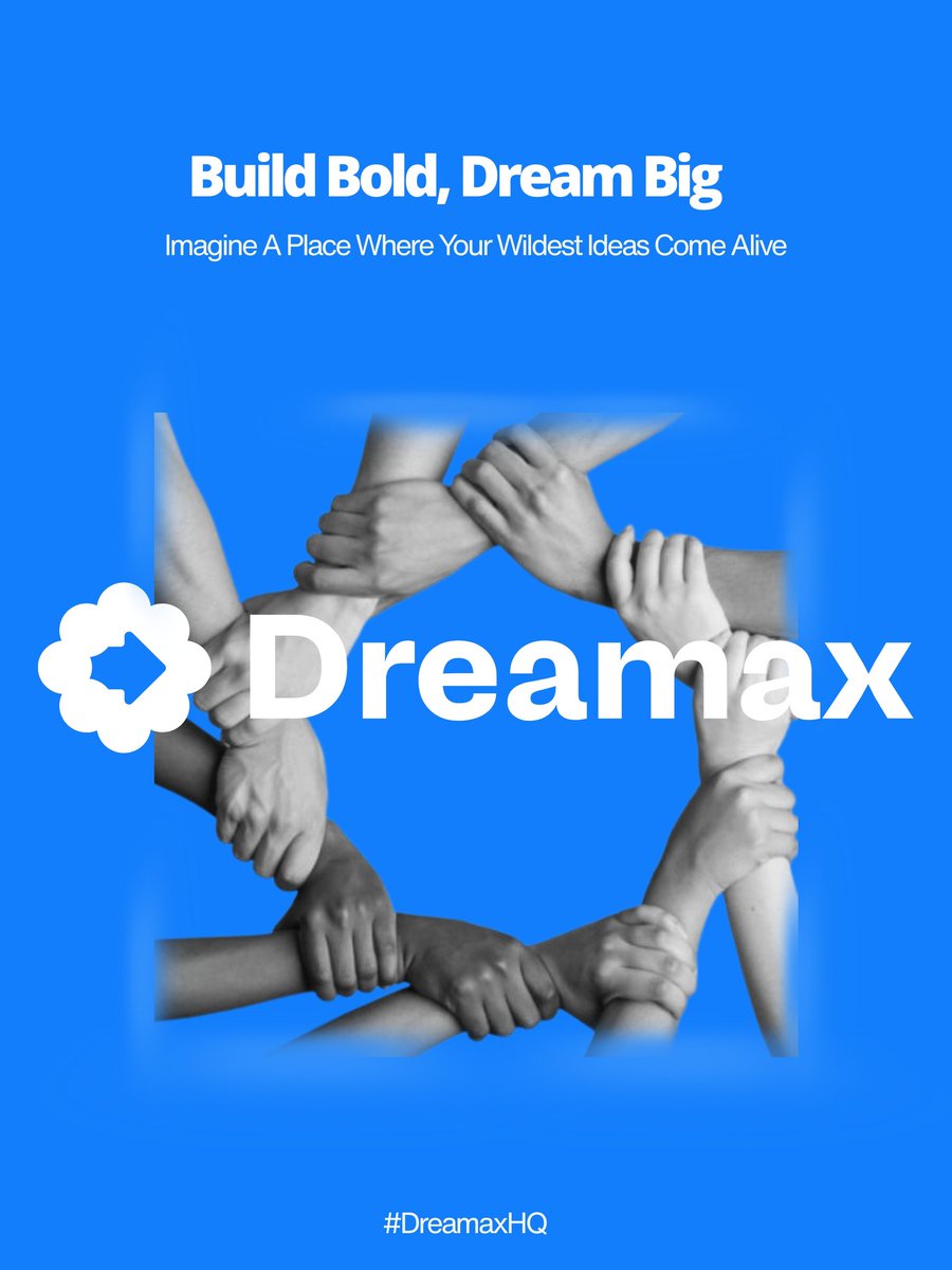 Day 20 entry for the #Dreamax20 ad + copy design challenge for the brand DREAMAX with the theme "community &amp; creative energy"