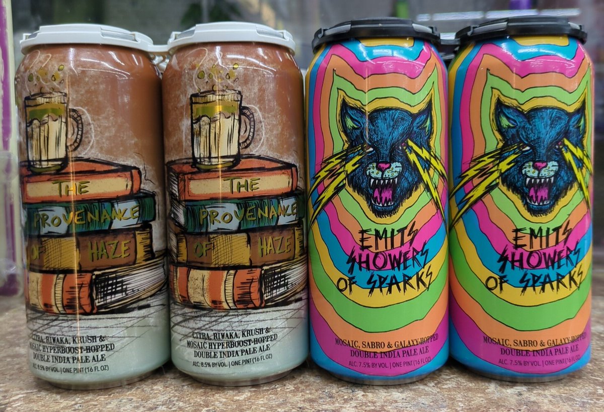 In stock from <a href="/HopButcher/">HopButcher</a> The Province of Haze DIPA &amp; Emits Showers of Sparks DIPA. #YSAttleboroBeer #YSBeer