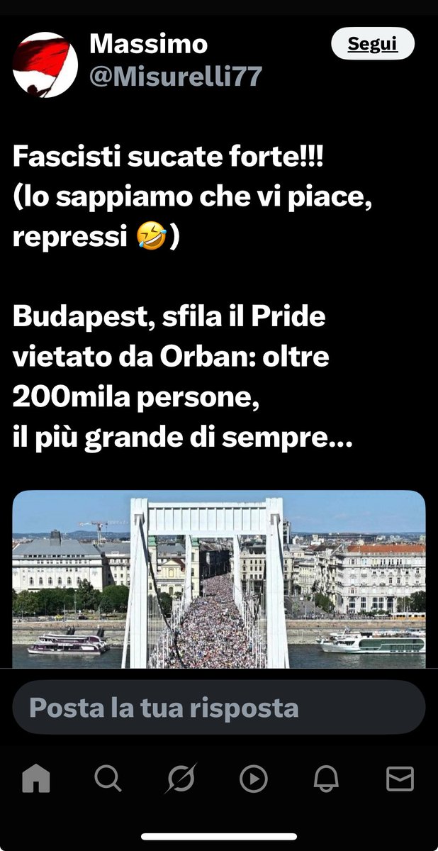Massimino (<a href="/Misurelli77/">Massimo</a> ) è completamente impazzito😂😂😂.
E gli altri sarebbero i repressi😂😂😂😂