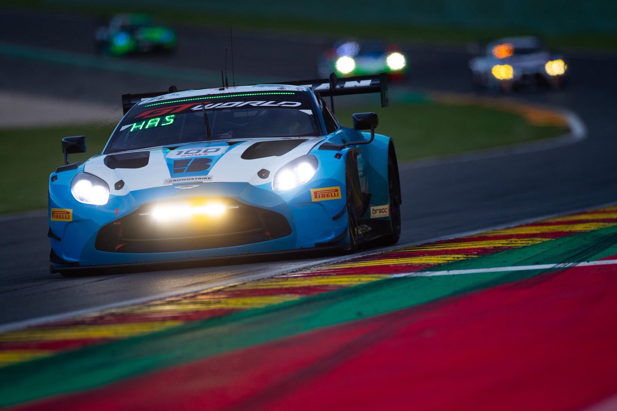 Aston Martin Racing (@amr_official) on Twitter photo As the sun begins to fade over Spa-Francorchamps, Vantage continues to shine. The Comtoyou Racing #007 continues to fight overall while <a href="/VerstappenCOM/">Max Verstappen</a> Racing and <a href="/BeechdeanAMR/">Beechdean AMR</a> lead their classes.
#AstonMartin #Vantage #Spa24h As the sun begins to fade over Spa-Francorchamps, Vantage continues to shine. The Comtoyou Racing #007 continues to fight overall while <a href="/VerstappenCOM/">Max Verstappen</a> Racing and <a href="/BeechdeanAMR/">Beechdean AMR</a> lead their classes.
#AstonMartin #Vantage #Spa24h