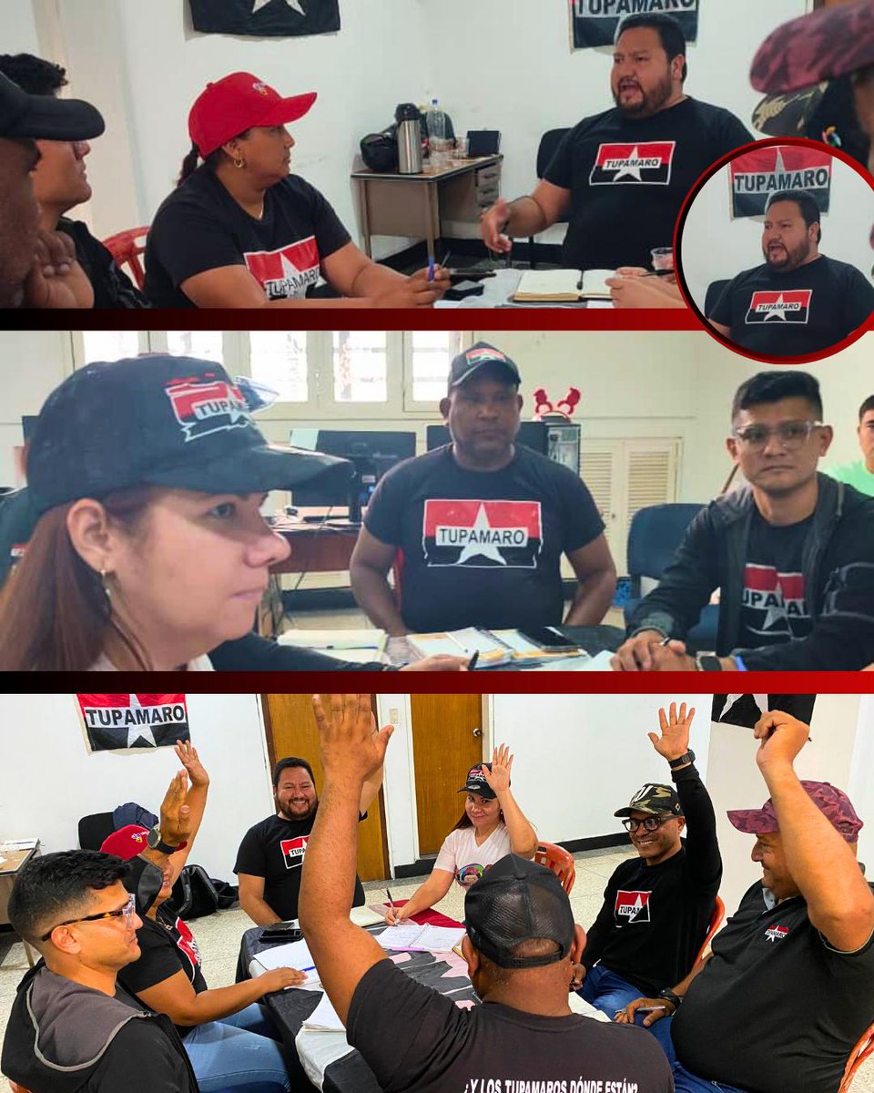 #AlMomento 📸|| Reunión del estado mayor del <a href="/BloqLlanero_MRT/">BloqueLlaneroAmazonico_MRT</a> con presencia del camarada <a href="/WBenavides_MRT/">Williams Benavides</a> Secretario Nacional General y la camarada <a href="/LanzRaiza/">RaizaLanz</a> miembro de nuestra Dirección Nacional. Realizando un análisis de coyuntura y presentando propuestas para el