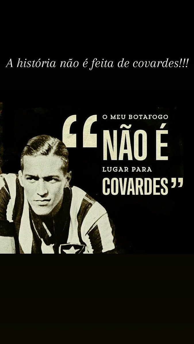 Covardes não fazem história! 
Contra o PSG é justificável jogar na retranca, mas no restante foi pura covardia. Paiva parece ser um cara gente boa, mas não tem como continuar no <a href="/Botafogo/">Botafogo F.R.</a> ! O time não cria e não chuta. Como vai ganhar alguém assim?
Ainda assim, caímos de pé.