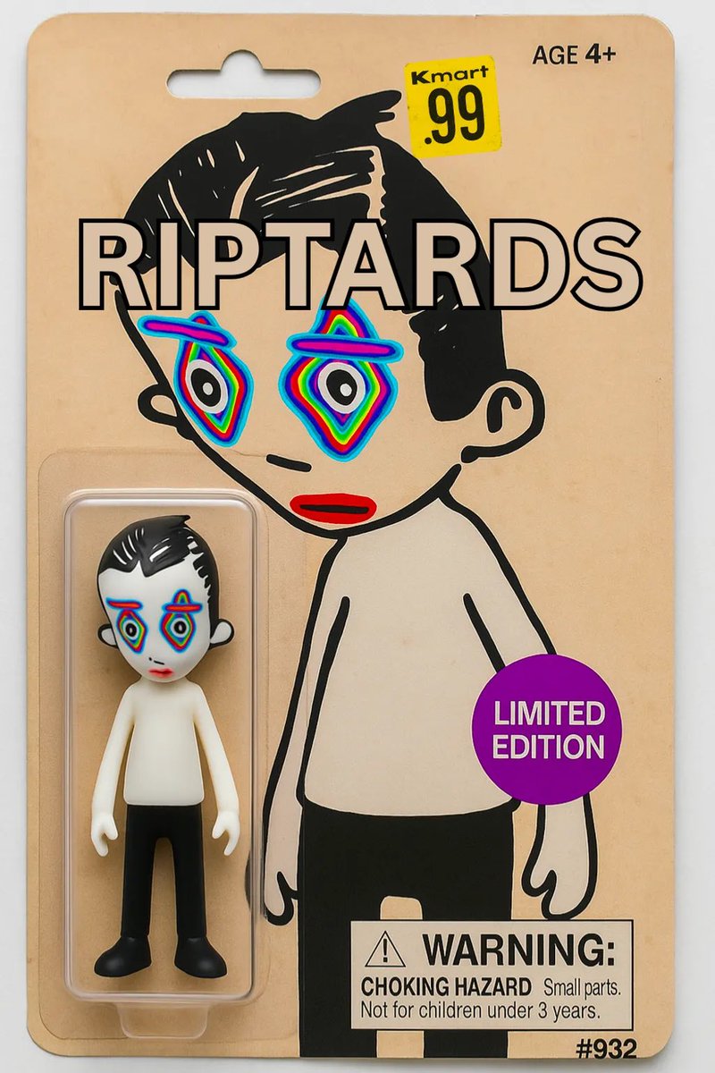 OGxrpoppy's tweet photo. Still on the fence about getting into #RIPTARDS? Riptards Action Figures are your way to get in - FOR NOW. We’re known to #hodl to our #nfts.
@MEMETARD_XRP
https://t.co/MGOW0EsqBu https://t.co/uTGLqrkakW