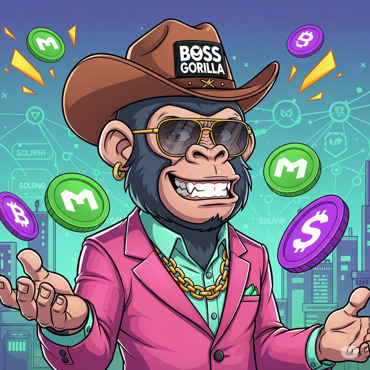 BiggbossCrypto's tweet photo. 🚨 Boss Gorilla is on a mission!
Here’s our epic roadmap to reshape the memecoin universe. 🌍🔥
From Solana to the Metaverse—this is just the beginning.
👇 A thread 🧵 

$BOSS #Solana #BossCoin #CryptoCommunity #memecoin #CryptoAirdrop #SolanaGem #MemeCoinSeason #Metaverse https://t.co/KTZhrCyW3l