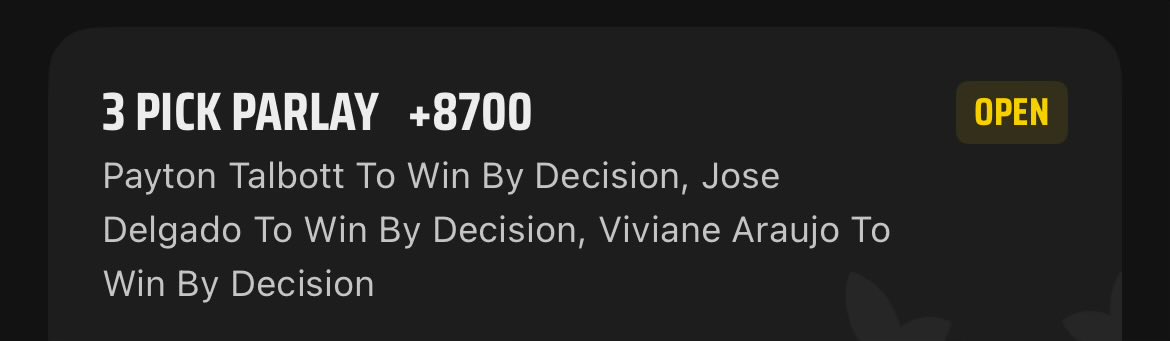 DegenCircle's tweet photo. Today is #UFC317 and we are manifesting a win https://t.co/7vmlPi7ya3