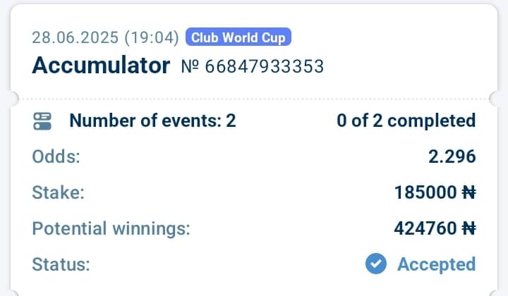 🔔 *Evening Tips On 1XBET* 

Let's try this one 🥺