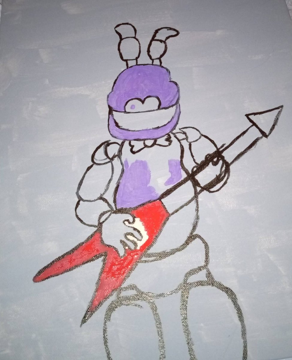 YouTubeFreak35's tweet photo. Bonnie the Bunny! #FNAF #fnafart https://t.co/cspG9LBQgT