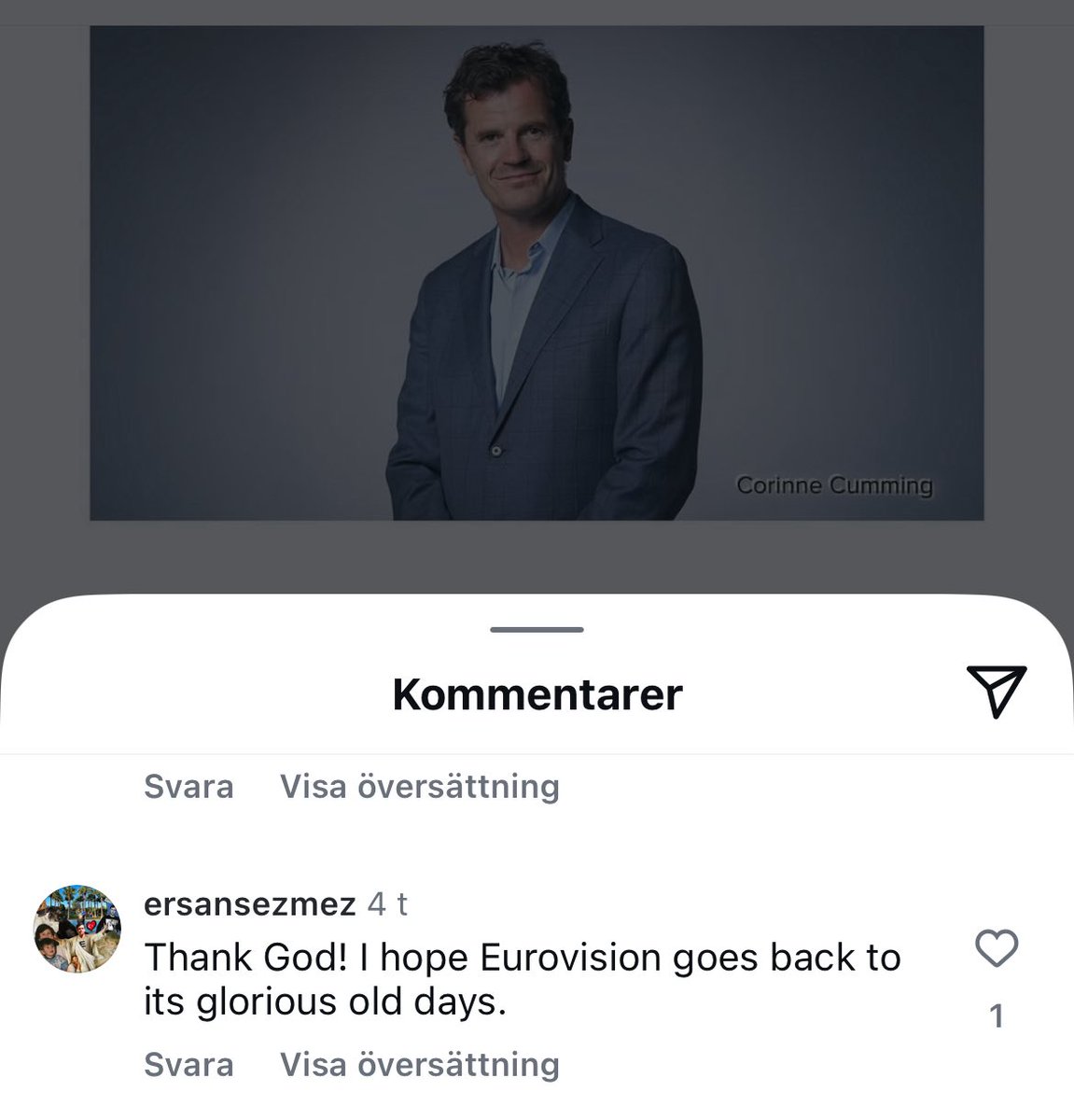Just so that we understand how delusional and senseless a huge part of the ESC fandom is.
The hatred toward a man who did a spectacular and tough job during unprecedented circumstances + and does not have the power some fans think he has - they need to learn that EBU is a union.