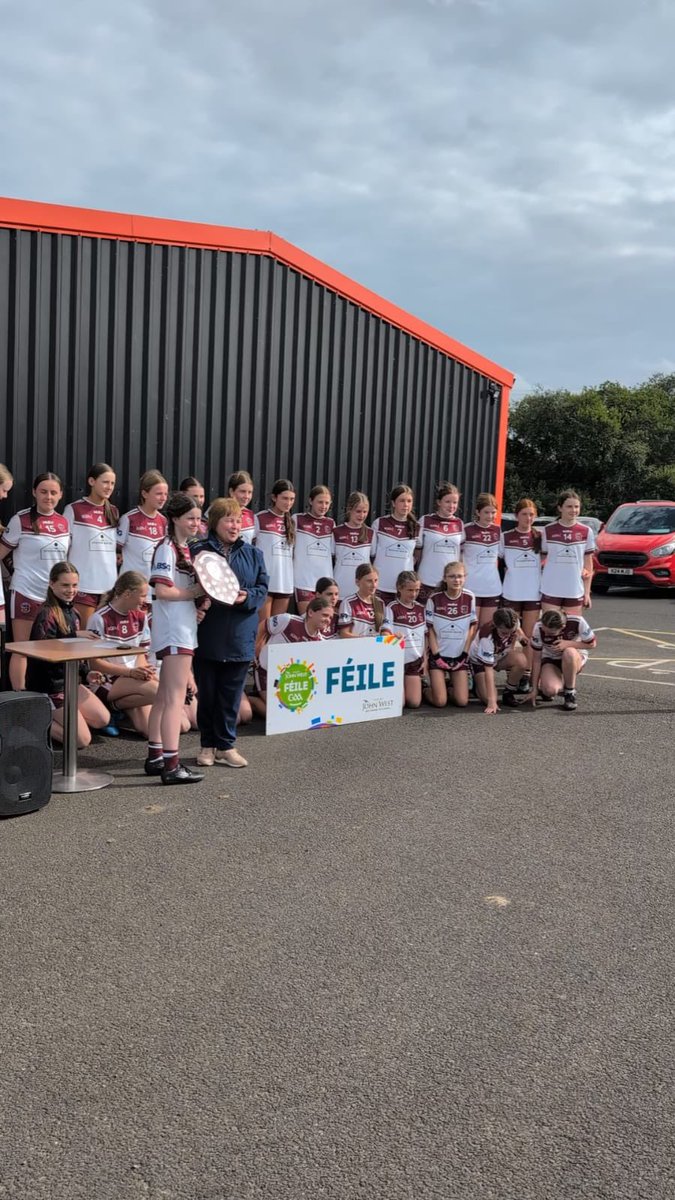 LadiesFootball's tweet photo. Shield Winners Division 5 - Slaughtneil, Co. Derry

#JohnWestFeile https://t.co/8mD5yYqZwA