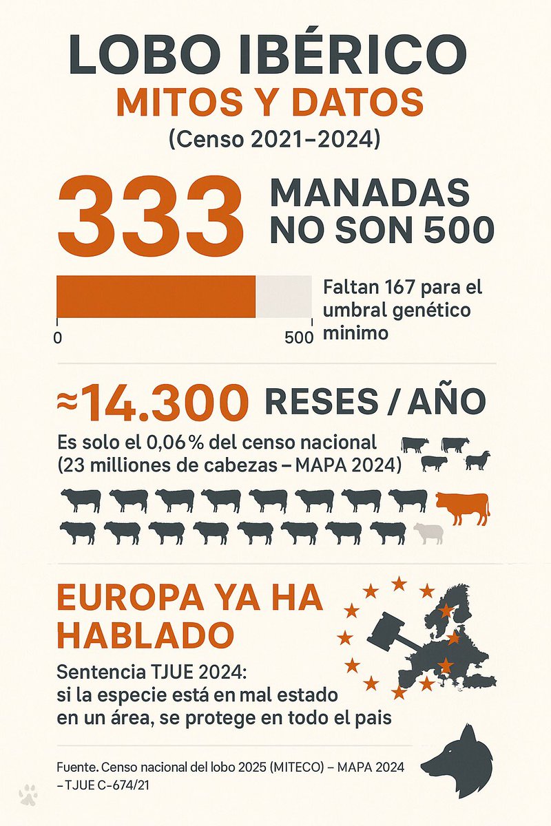 MDGVILLAR's tweet photo. PP, Vox, Junts y PNV sellaron una alianza transversal para desproteger al lobo ibérico, usando mentiras sobre explosión demográfica y peligros inexistentes, con el único fin de facilitar su exterminio legalizado. #LoboIbérico #CienciaPrimero #LoboVivoyProtegido https://t.co/sazgtM1xOq
