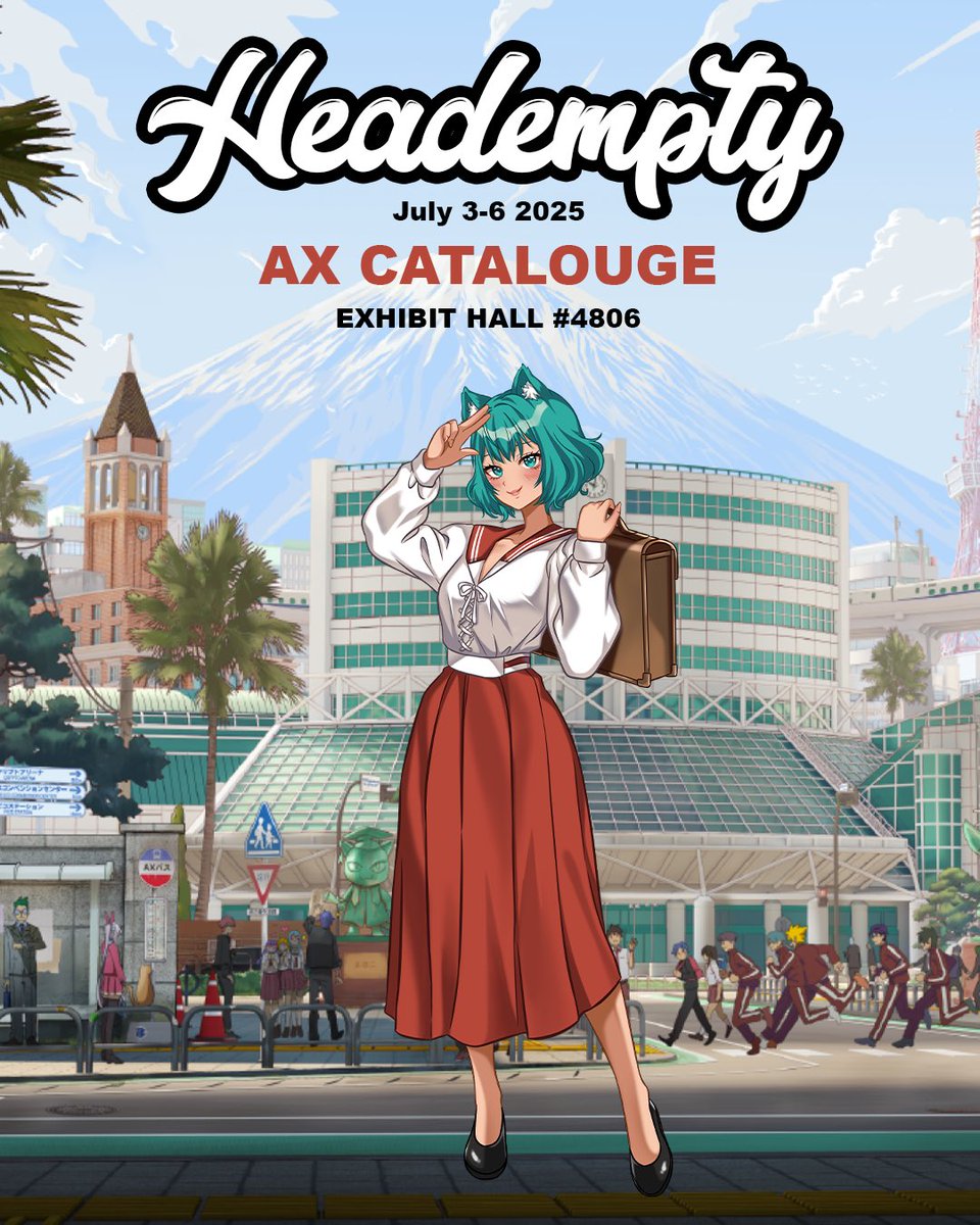 heademptybot's tweet image. Ya-hō! Our #AnimeExpo catalogue is finally here! 🥳
You can find all these items and maybe even some surprises at Exhibit Hall Booth number 4806! See you there! 👀 (1/2) 

#AX #Nimagery #Yotsuba #Marvelrivals