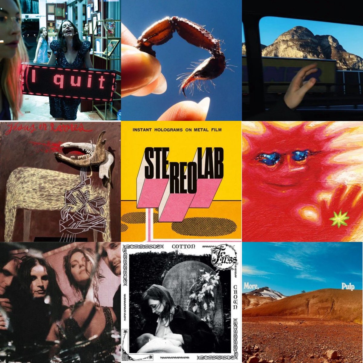 CP1968CP's tweet photo. #AOTY so far 2025 
@HAIMtheband @squidbanduk @carolinetheband #AlanSparhawk @lowtheband @stereolabgroop @BCNRband @sharonvanetten @_the_tubs @welovepulp https://t.co/SiBm5APXdz