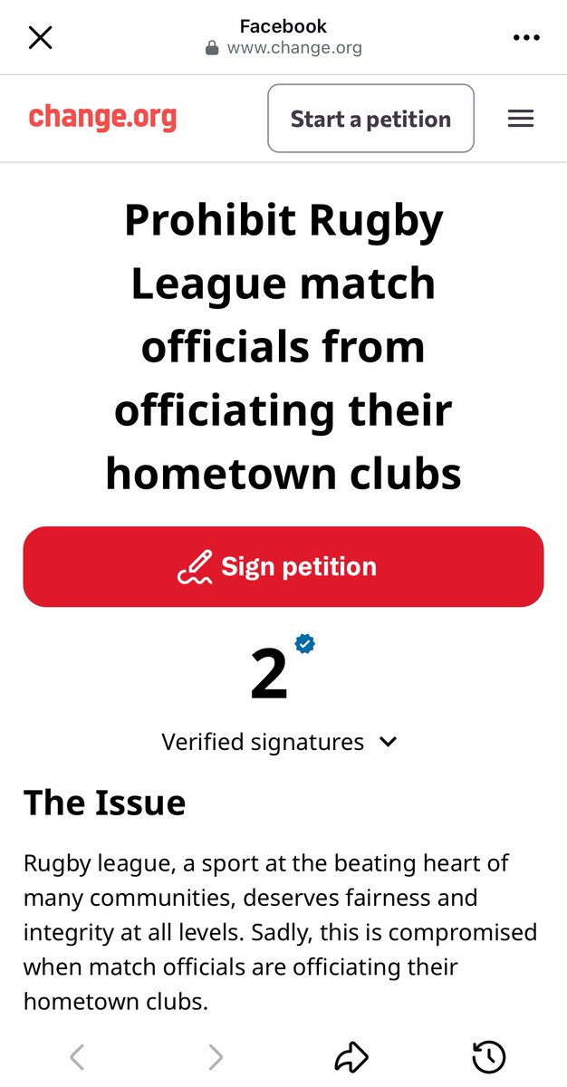When you think you’ve seen it all. Someone starts a petition because there’s not enough referees to go around