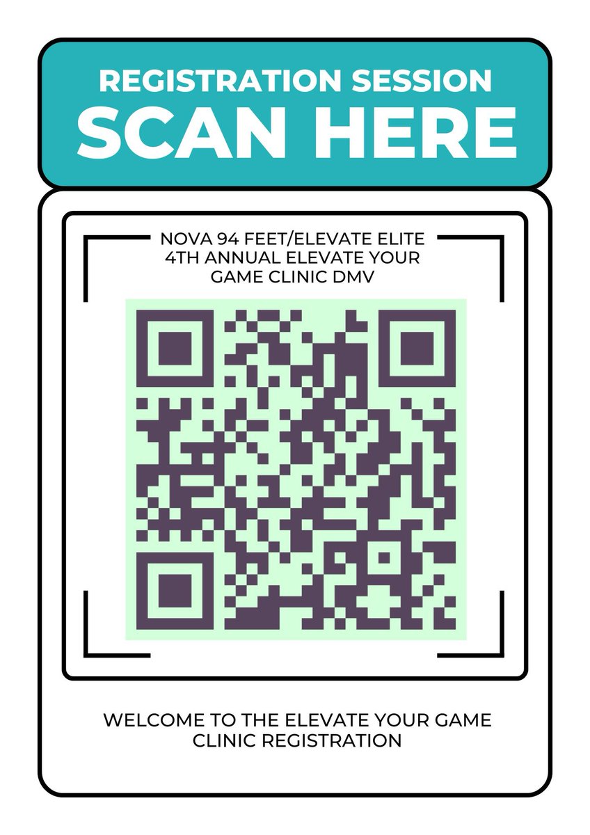 EYGInvitational's tweet image. Get Ready for the 4th Annual EYG Clinic!

1 of the best clinics of the year is returning to the DMV! Join us on September 20-21 for the 4th Annual EYG Clinic! Register by using QR code!

Skill development ✔️
Elite instructors ✔️
Media coverage ✔️

+ more! 📧 us w/ any ?s #EYG