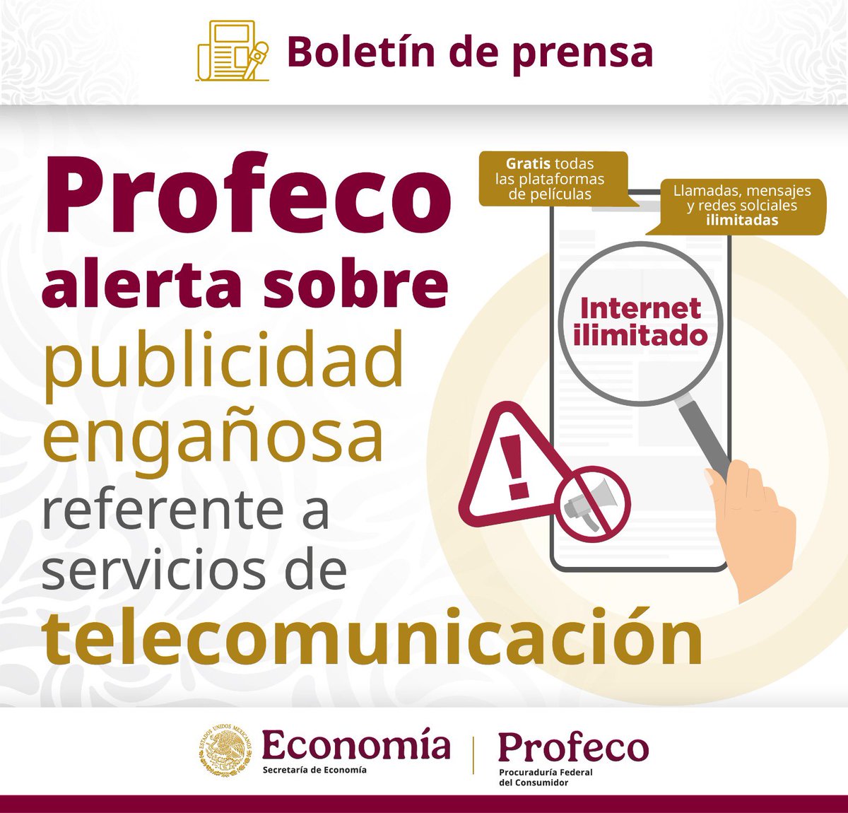 #BoletínDePrensa En la actualidad, las redes sociales juegan un papel importante, ya que las empresas de telecomunicaciones las utilizan como medio de comunicación para difundir campañas publicitarias que promueven productos y servicios como telefonía móvil, televisión de paga e