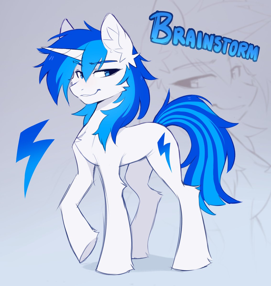 So uuuuh new silly boyo (me) ref thanks to <a href="/kirionek/">kirionek ✨</a> 💙