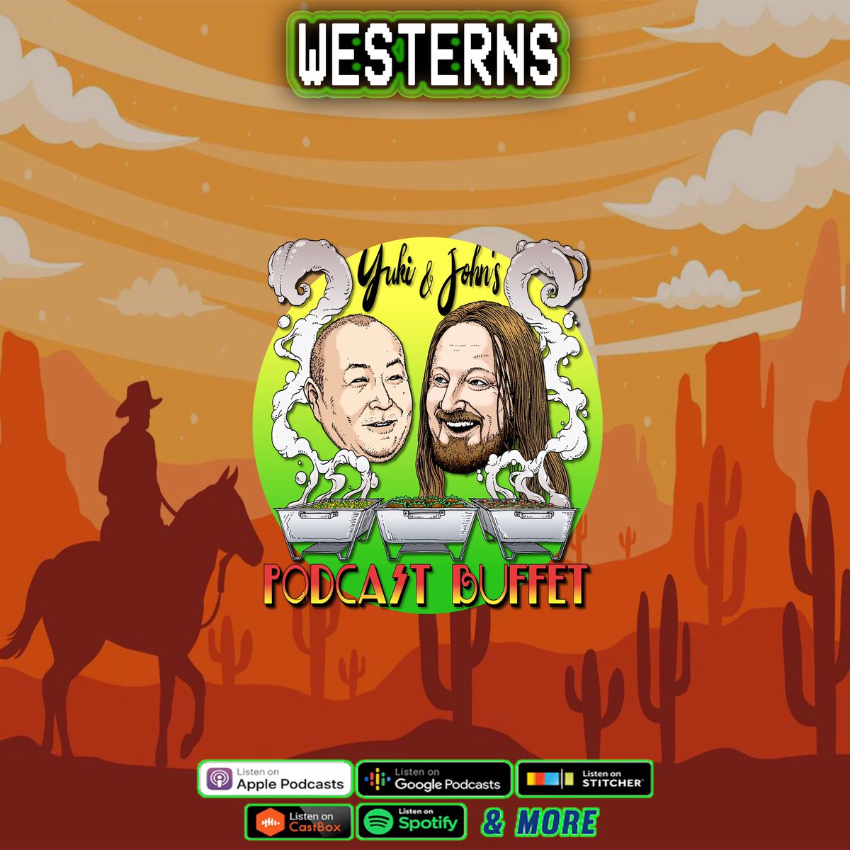 John Brennan aka Johnny Bubba (@badtechno) on Twitter photo Yuki and John's Podcast Buffet! We discuss WESTERNS
What's your favorite Western?
Spotify: open.spotify.com/show/1Ro1vrMUP…
Apple: podcasts.apple.com/us/podcast/yuk…
Simplecast: …iandjohnspodcastbuffet.simplecast.com
<a href="/patreonbuffet/">Yuki and John's Patreon Buffet</a> #YukiAndJohnsPatreonBuffet :: patreon.com/yukiandjohnspa… Yuki and John's Podcast Buffet! We discuss WESTERNS
What's your favorite Western?
Spotify: open.spotify.com/show/1Ro1vrMUP…
Apple: podcasts.apple.com/us/podcast/yuk…
Simplecast: …iandjohnspodcastbuffet.simplecast.com
<a href="/patreonbuffet/">Yuki and John's Patreon Buffet</a> #YukiAndJohnsPatreonBuffet :: patreon.com/yukiandjohnspa…