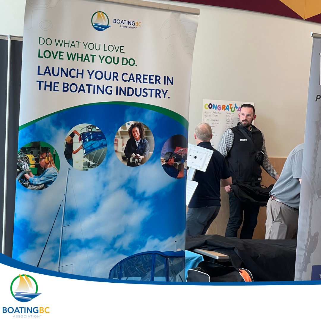 🚤 Boating BC had a great time connecting with students at Eric Hamber Secondary’s career fair! 🎓 

A big thank you to the Western Marine Community Coalition and all the marine industry pros who showed up to inspire the next wave of talent. 🌊⚓ #MarineCareers