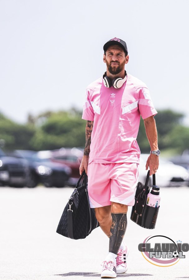 InterMiamiCF on route to Atlanta. With Leo Messi ready for ...