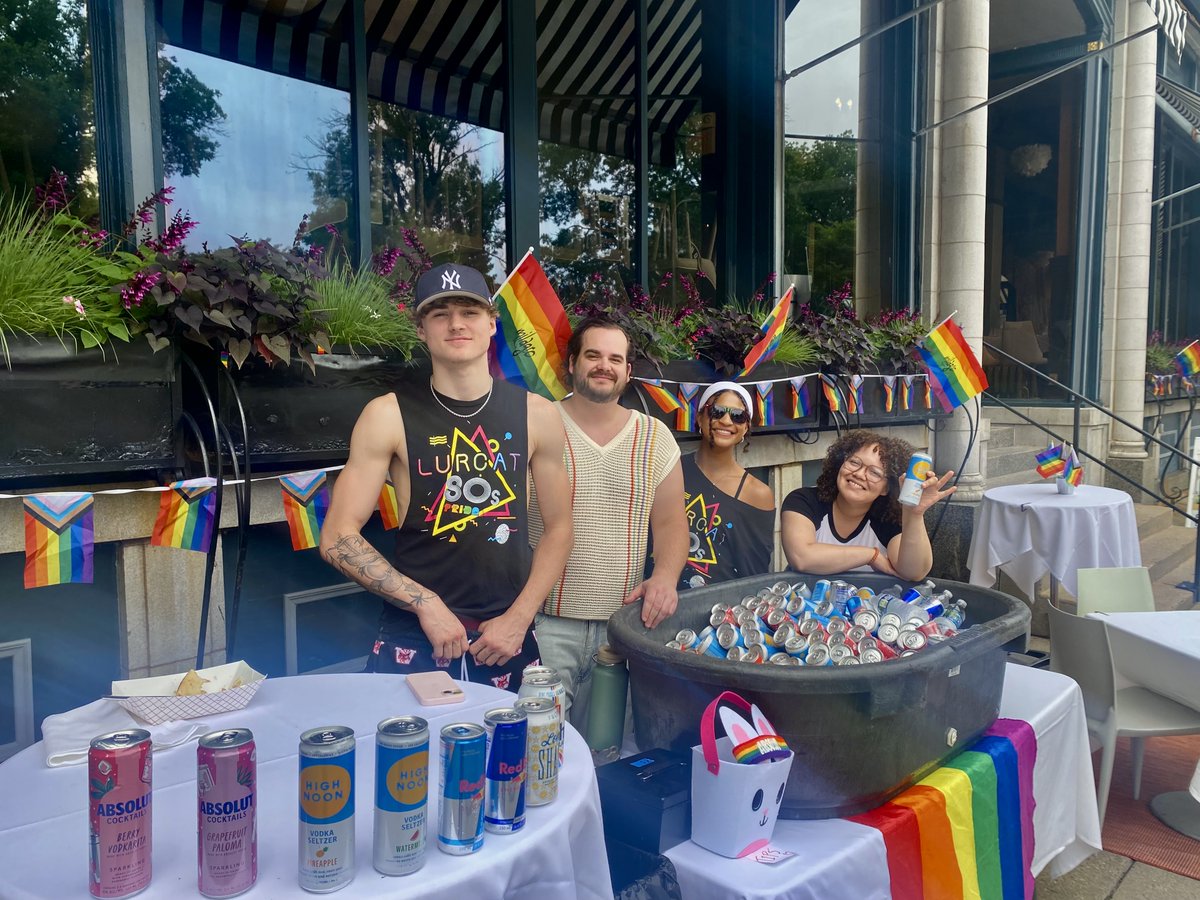 Celebrate &amp; Chill! 🌈 

The Twin Cities Pride celebration continues until 5 p.m. tonight. We’re serving up your favorite bites on the patio, along with sips by Tromba Tequila, Tattersall, House Wine Rosé, Absolut, High Noon, Fulton and more. #TCPride #TwinCitiesPride