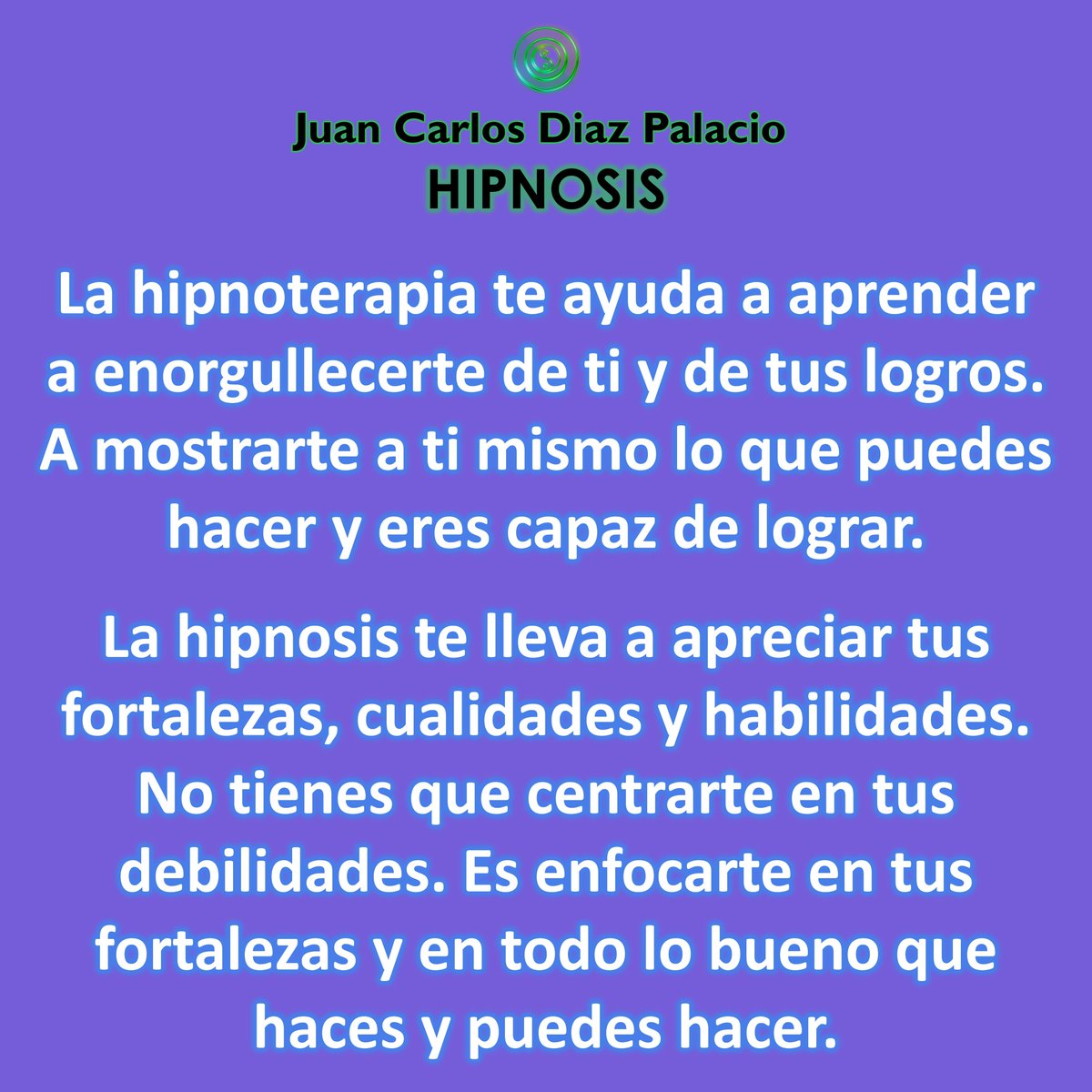 hipnosisCo's tweet photo. HIPNOSIS
HIPNOTERAPIA
HIPNOSIS CLÍNICA
MEDICINA ALTERNATIVA
BIOENERGÉTICO
#hipnosis
#hipnoterapia
#hipnosisericksoniana
#hipnosisclinica
#bioenergetica
#medicinanatural
#medicinaalternativa https://t.co/izAjJtCBpI