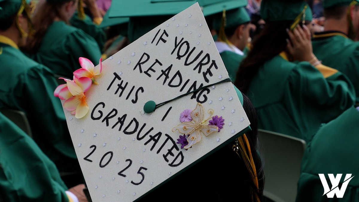 WCSD_K12's tweet image. Congratulations and best wishes, Class of 2025!
