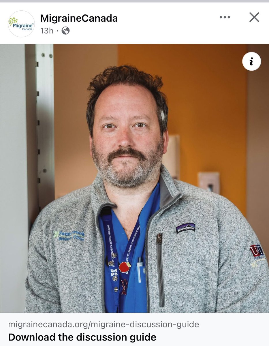 Will Kingston, MD FRCPC FAHS (@willskingston) on Twitter photo Check out migraine Canada’s new discussion guide!
<a href="/MigraineCanada/">Migraine Canada ™️</a> <a href="/UofTNeurology/">UToronto Neurology</a> <a href="/Sunnybrook/">Sunnybrook Health Sciences Centre</a> Check out migraine Canada’s new discussion guide!
<a href="/MigraineCanada/">Migraine Canada ™️</a> <a href="/UofTNeurology/">UToronto Neurology</a> <a href="/Sunnybrook/">Sunnybrook Health Sciences Centre</a>
