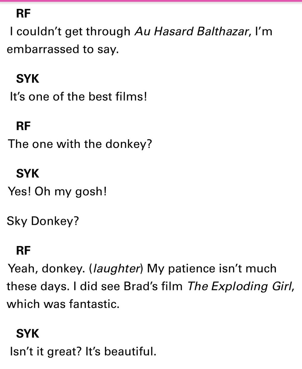 Great Moments in American Independent Film, 2009: So Yong-Kim is interviewed by Ryan Fleck. (Intro: "Along with peers like her husband Bradley Rust Gray, Kelly Reichardt, Ramin Bahrani, and the duo of Ryan Fleck and Anna Boden")
