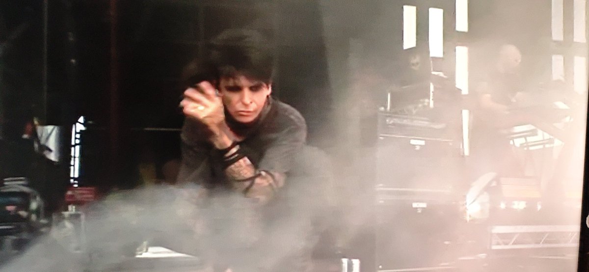 Didn't have Gary Numan as the best performance so far on my Glastonbury bingo card but there you go.