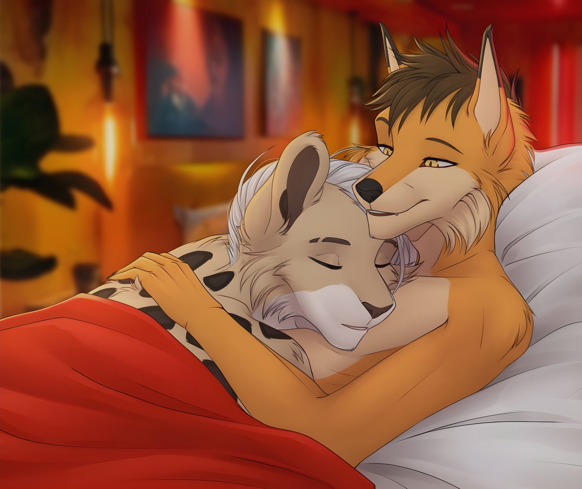 Cuddles are the best kind of therapy ❤️

🎨 Art by Enda_myx (FA)