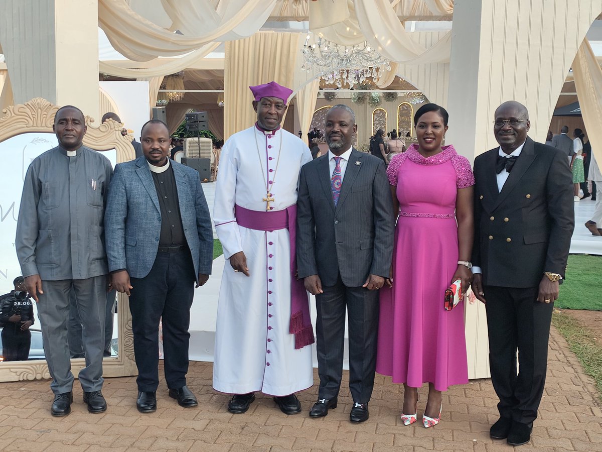 Archbishop Stephen Kaziimba (@archbp_cou) on Twitter photo I congratulate Leon and Angella Akampa Mugasha on their wedding today. It was a joy to officiate their marriage at All Saints Cathedral, Kampala <a href="/allsaintskla/">All Saints' Cathedral, Kampala</a>. Their father, Dr. Ben Mugasha, is a dear friend. I wish the couple God’s abundant blessings in their new life together. I congratulate Leon and Angella Akampa Mugasha on their wedding today. It was a joy to officiate their marriage at All Saints Cathedral, Kampala <a href="/allsaintskla/">All Saints' Cathedral, Kampala</a>. Their father, Dr. Ben Mugasha, is a dear friend. I wish the couple God’s abundant blessings in their new life together.