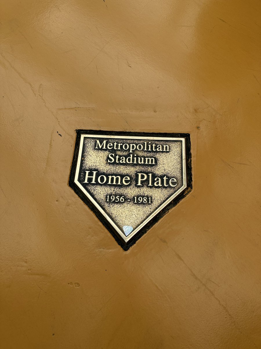 A little <a href="/Twins/">Minnesota Twins</a> history at the <a href="/mallofamerica/">Mall of America</a>…